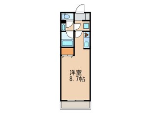 カナ－リス月島の物件間取画像